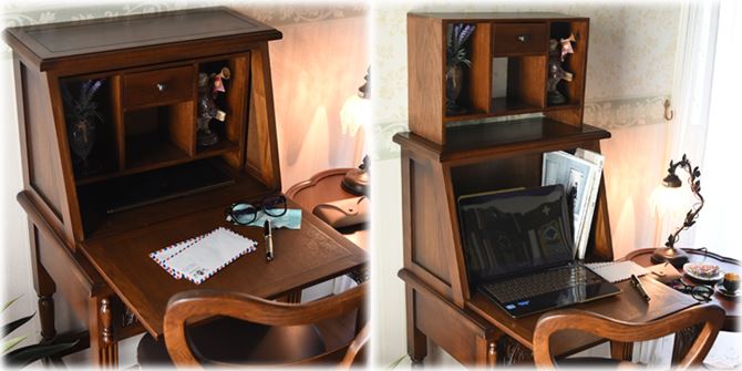 楽天市場】《決算☆10%OFFクーポン》 ライティングデスク アンティーク