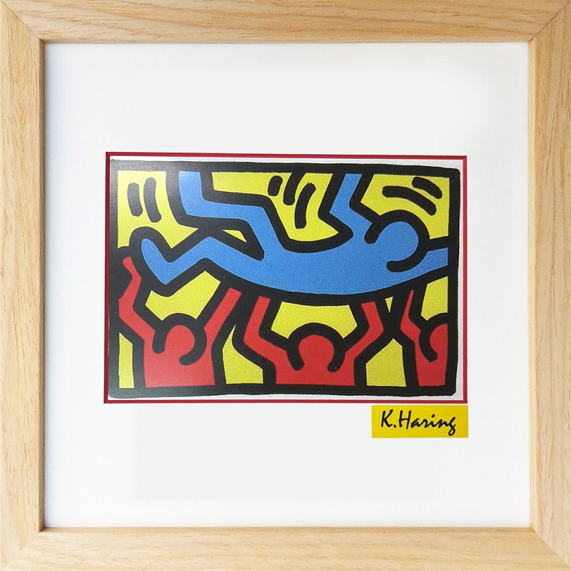 楽天市場】【レビュー特典付き】キース ヘリング「Untitled」額付き