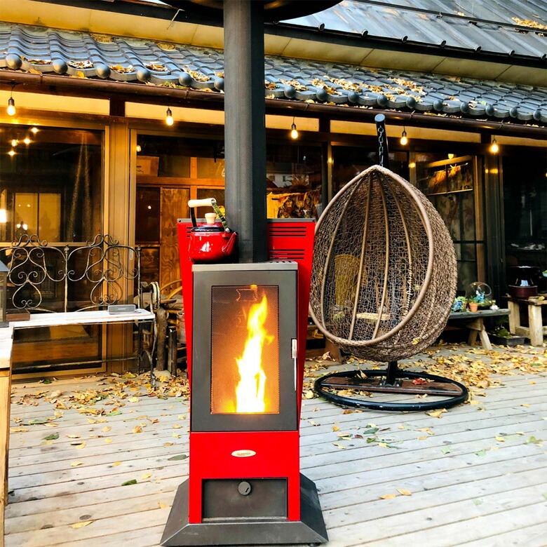 楽天市場】無電源ペレットストーブ パティオヒーター HOT SPOT 13