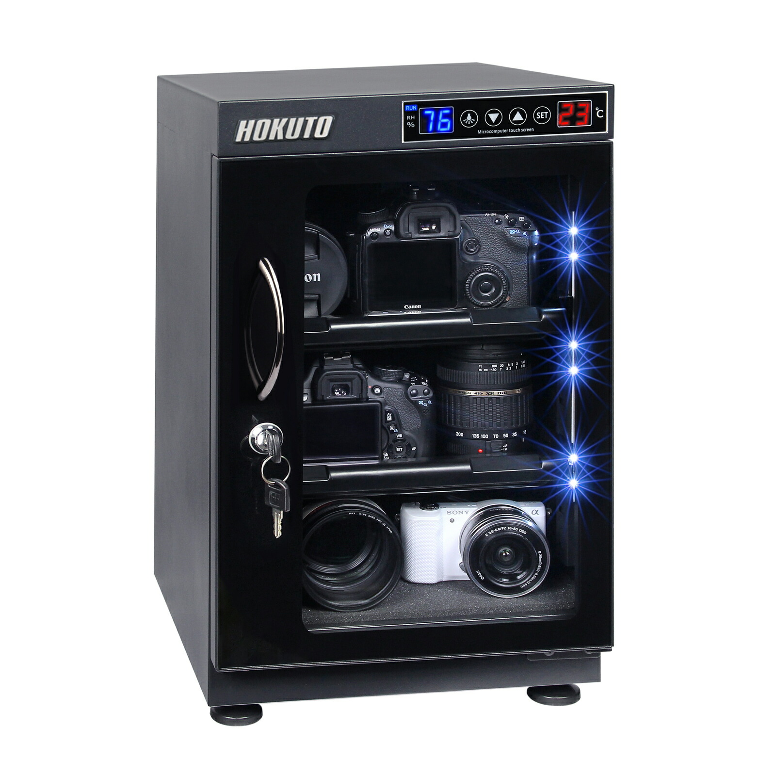 楽天市場】HOKUTO 防湿庫・ドライボックス HP-38EX HPシリーズ38L 5年