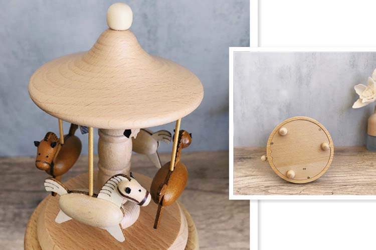 楽天市場】回転オルゴール 木製 面白くて可愛い 健康的 環境にやさしい