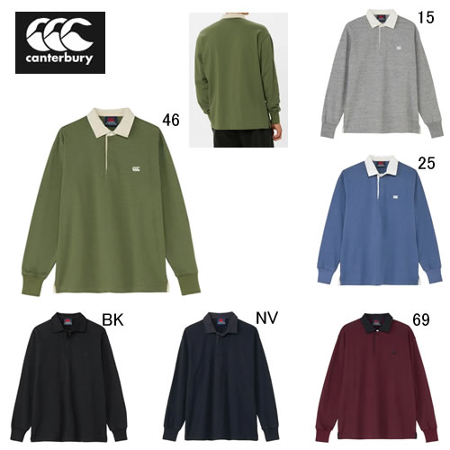 楽天市場】カンタベリー ラガーシャツ 長袖 襟付 メンズ canterbury