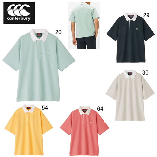 楽天市場】カンタベリー ラガーシャツ 半袖 襟付 メンズ canterbury