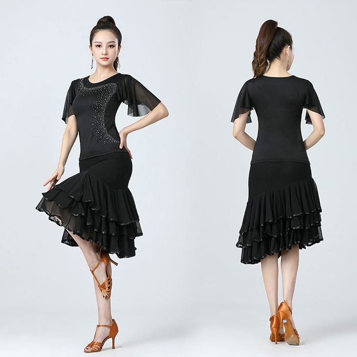 楽天市場】ダンス衣装 レディース社交ダンス モダンダンス レッスン着