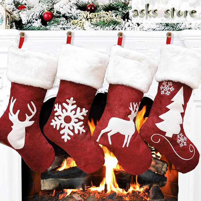 楽天市場】クリスマスソックス 4点セット クリスマス 靴下 サンタ