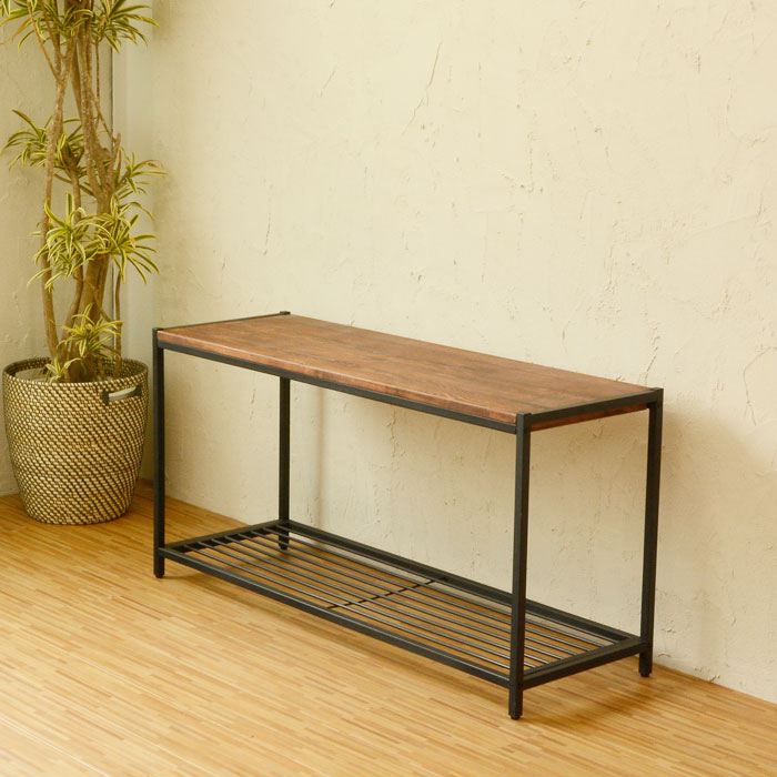 楽天市場】アイアンフレームのローシェルフ タバス TABAS テレビボード