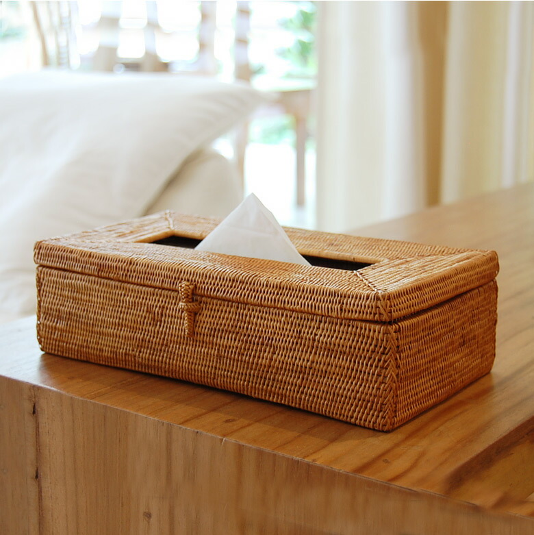 楽天市場】アタ製ティッシュケースカバー ハイクオリティ バリ雑貨