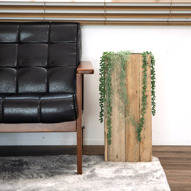 楽天市場】傘立て スリム角型 古木風仕上げ 木製 幅24.5cm Botanique