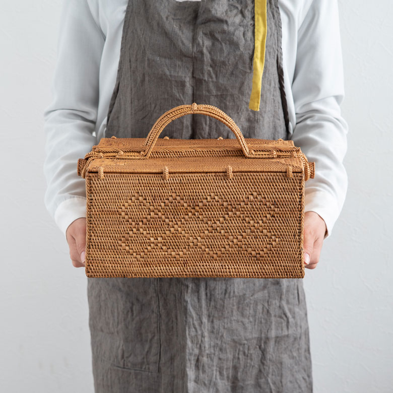 楽天市場】アタ製カゴバッグ ランチバッグM アジア雑貨 アジアン雑貨