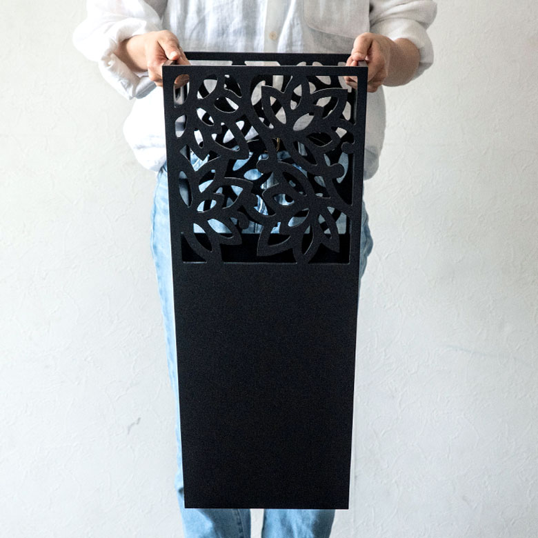 楽天市場】傘立て 蓮の花 彫刻アート MULIA ムリア 木彫り かさ立て 傘