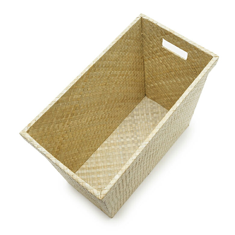 楽天市場】パンダンで出来たアジアン マガジンラック 2色展開 収納