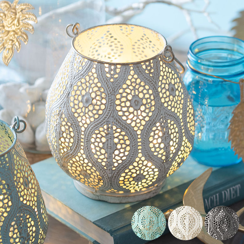 楽天市場】キャンドルホルダー キャンドル ランタン ライト アラベスク