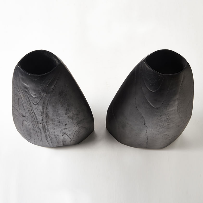 楽天市場】フラワーベース 黒 黒い 花瓶 大きめ 花びん 造花 チーク