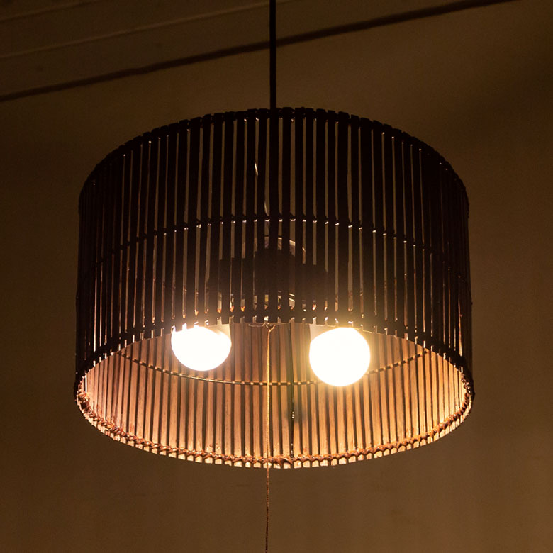 楽天市場】ペンダントライト ラウンドタイプ 2灯 口金E26 100W