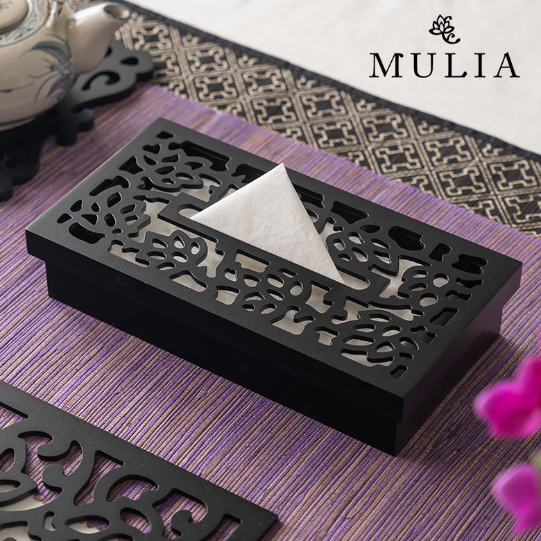 楽天市場】ティッシュケース ティッシュボックス スリム 木彫り