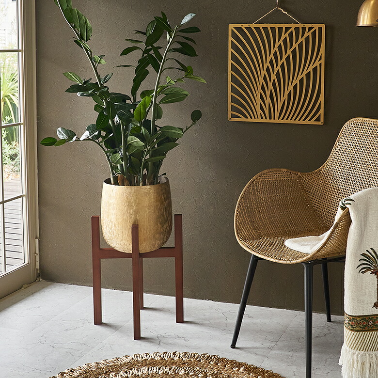 楽天市場】プランタースタンド スタンド Lサイズ ウッド 木製 直径