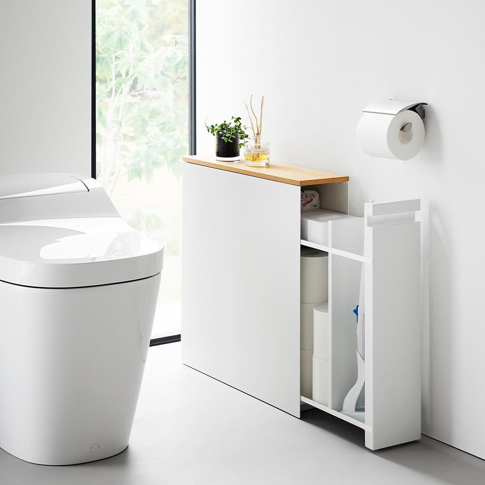 楽天市場】[ tower 隠せるトイレ引き出し収納 タワー ] 山崎実業