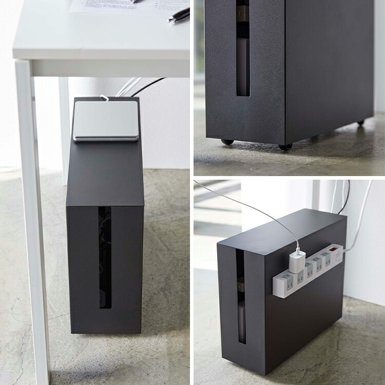 楽天市場】山崎実業 タワーシリーズ 【 tower キャスター付きケーブル