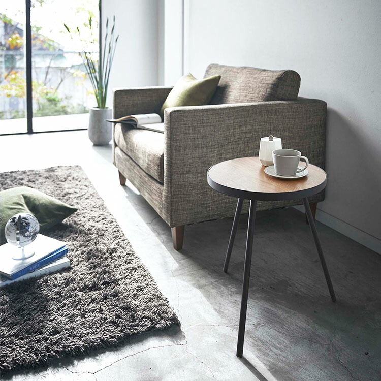 楽天市場】[ tower サイドテーブル タワー 丸型 ] 山崎実業 タワー