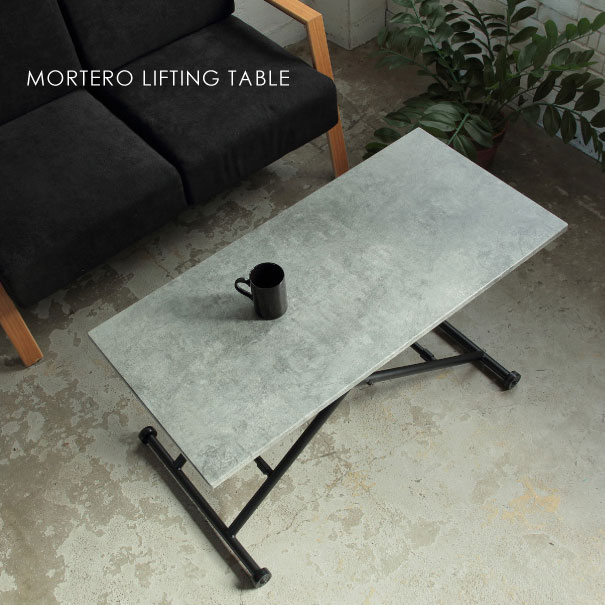 楽天市場】モルテロリフティングテーブル コンクリート 大理石 昇降式