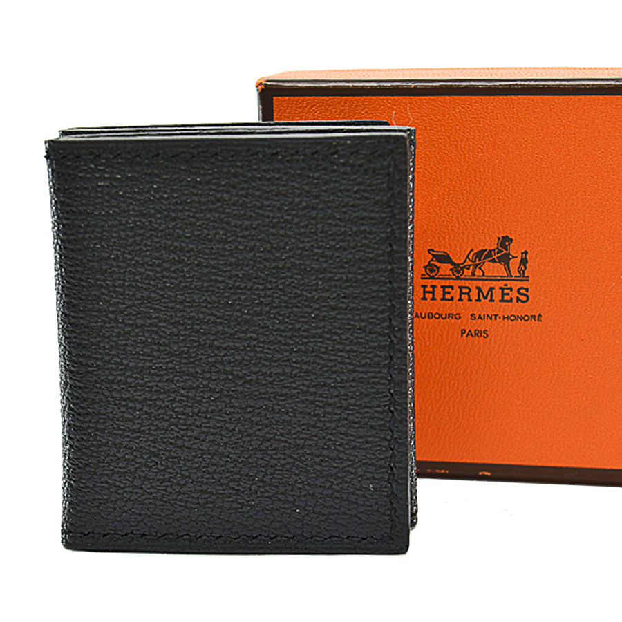 楽天市場】エルメス HERMES フォトケース レザー ブラック ユニ