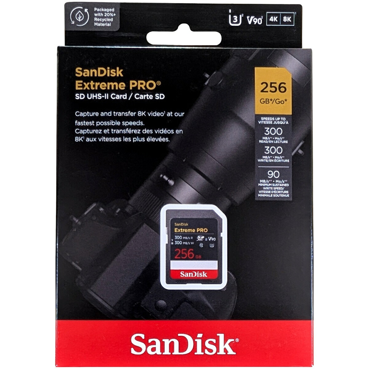 楽天市場】sandisk extreme pro u3 v90の通販