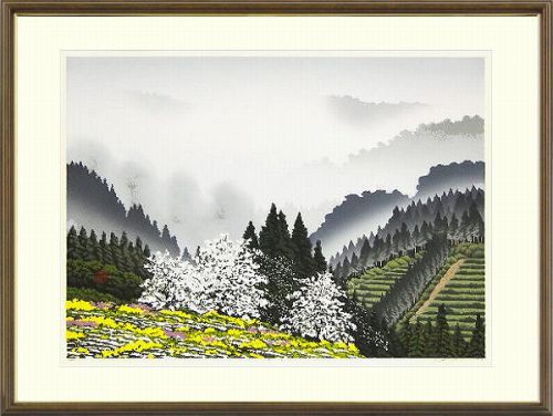 楽天市場】【版画・絵画】宮本秋風『春風』木版画□限定200部・新品