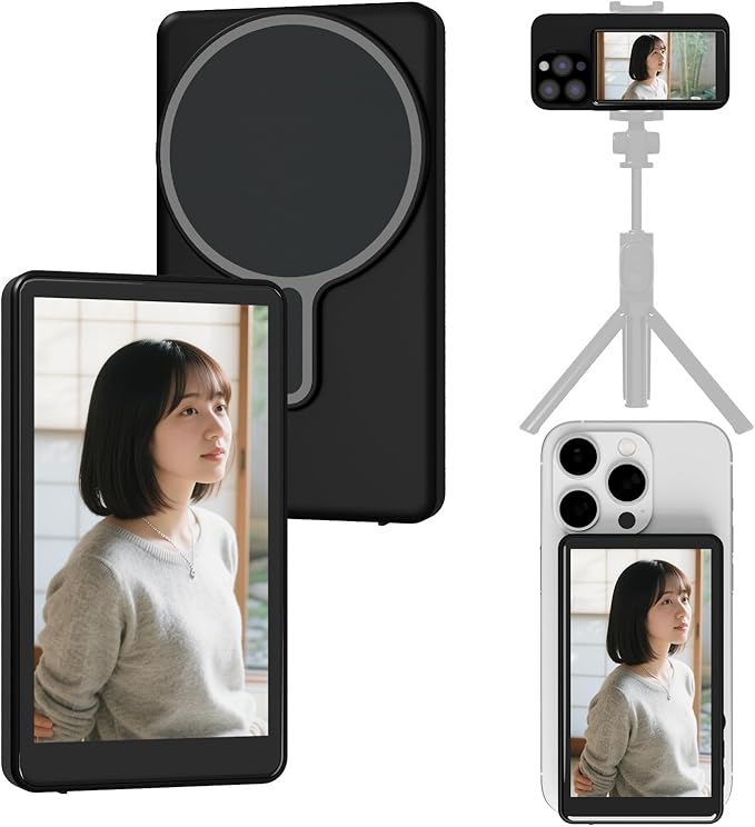 楽天市場】iPhone用自撮りモニター iphone モニター 4K1080P 輝度調整