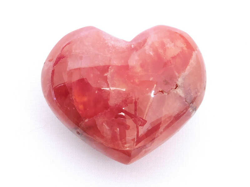 楽天市場】【パワーストーン】ロードクロサイト(インカローズ) ハート