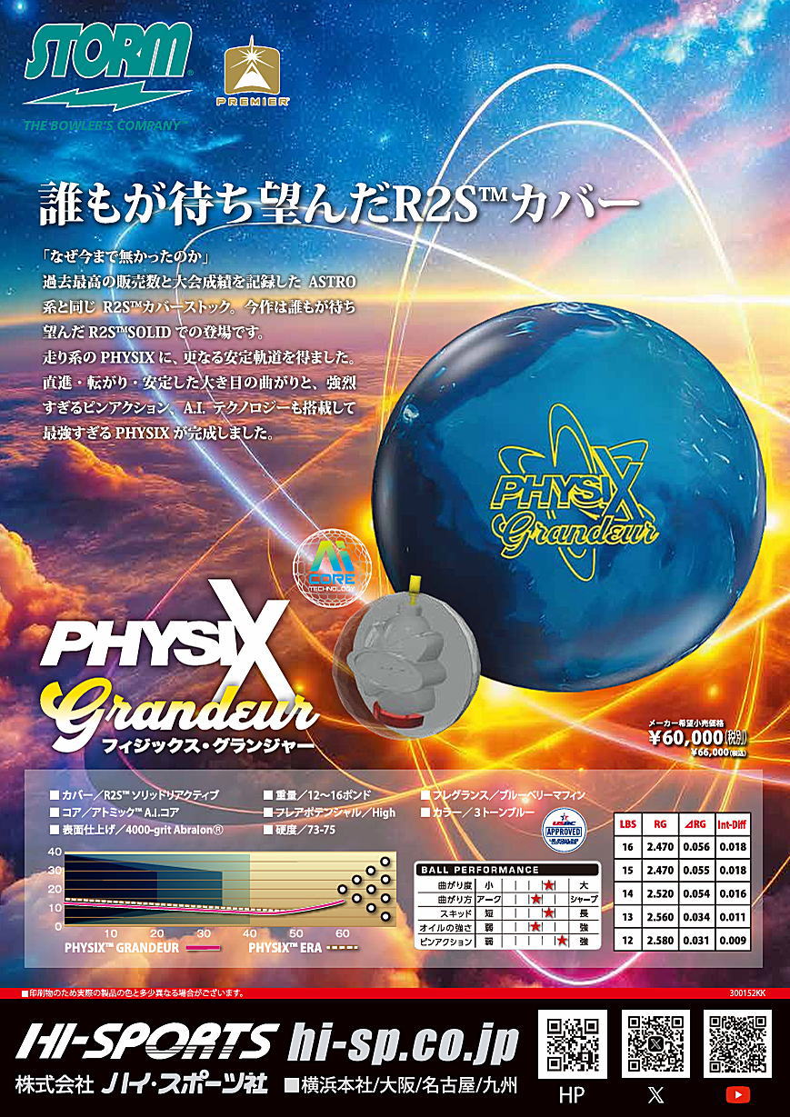 楽天市場】【STORM】 フィジックス・グランジャー : ボウラーズ