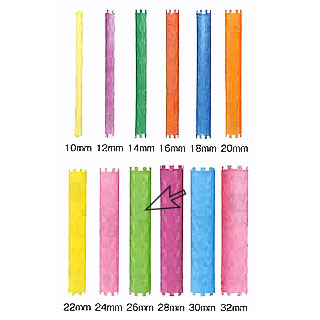 楽天市場】HYP ロングロット26ミリ 6本入 【 パーマ ロッド 美容師