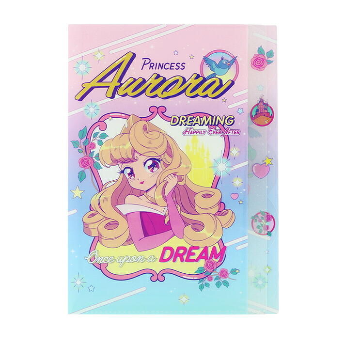楽天市場】ディズニープリンセス オーロラ姫 ダイカットクリアファイル