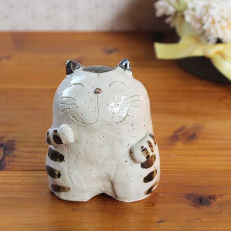 楽天市場】百猫 置物（中）5681 猫 ネコ ねこ 置物 置き物 雑貨