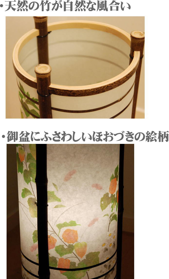 楽天市場】盆提灯 盆ちょうちん お盆提灯 インテリア提灯 フローラル