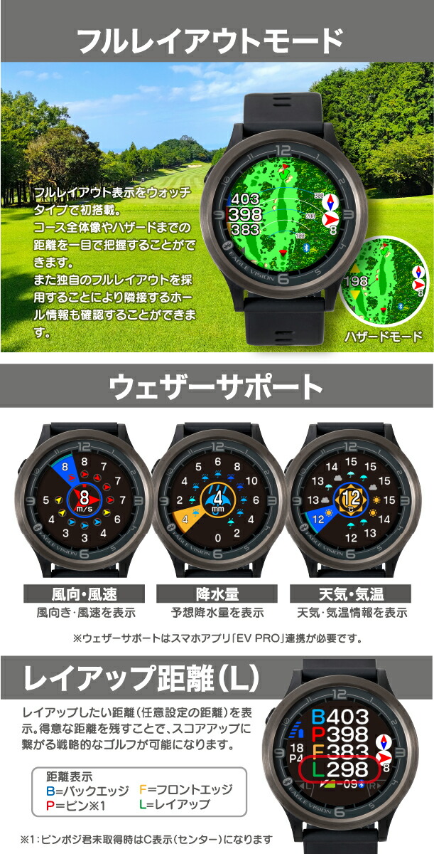 楽天市場】イーグルビジョン GPS ゴルフナビ エースプロ ACE PRO EV