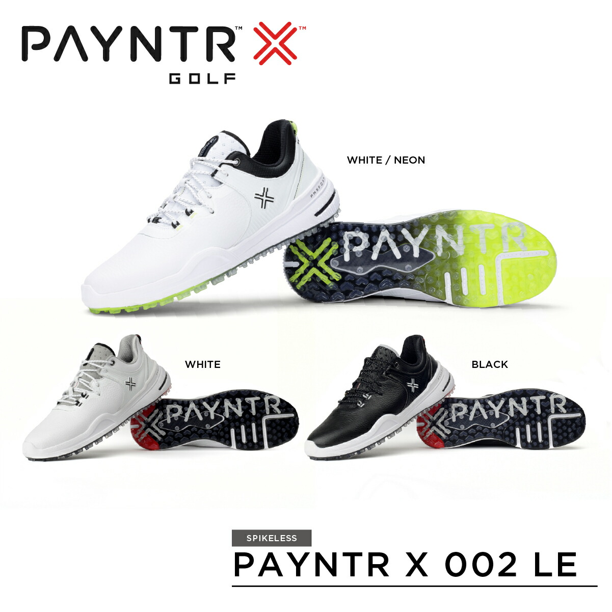 楽天市場】ペインターゴルフ ゴルフシューズ スパイクレス レース