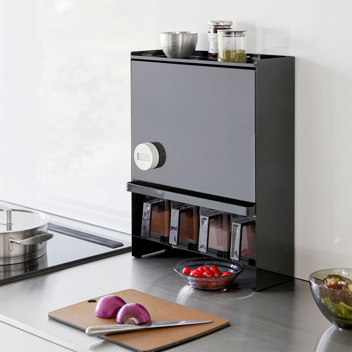 楽天市場】調味料ラック 山崎実業 正規品 tower タワー 前が開く