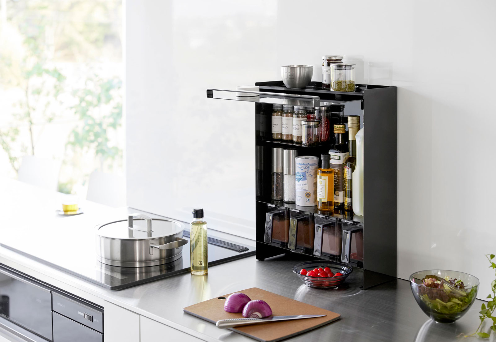 楽天市場】調味料ラック 山崎実業 正規品 tower タワー 前が開く