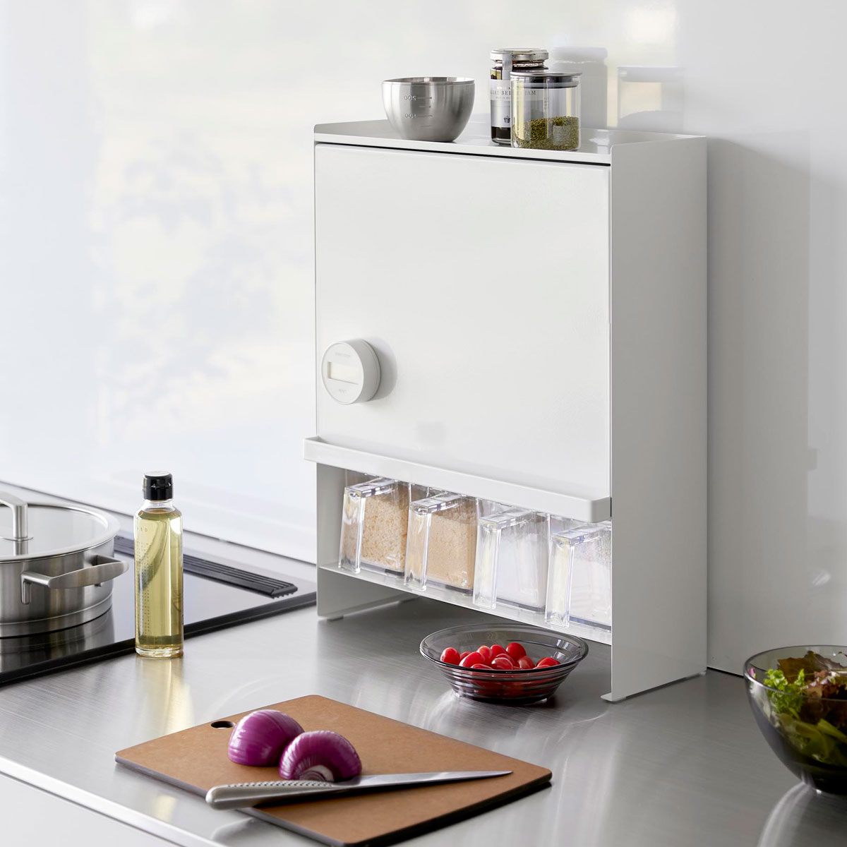 楽天市場】調味料ラック 山崎実業 正規品 tower タワー 前が開く