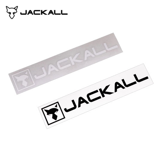 楽天市場】ジャッカル カッティングステッカー 長方形 Mサイズ JACKALL