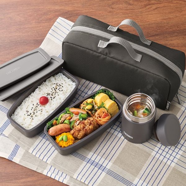 楽天市場】サーモス 真空断熱スープランチセット JEH-1000 ブラック