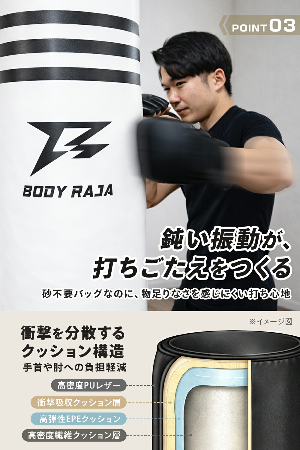 楽天市場】サンドバッグ 160 185cm 自立型 自宅 サンドバック BODY