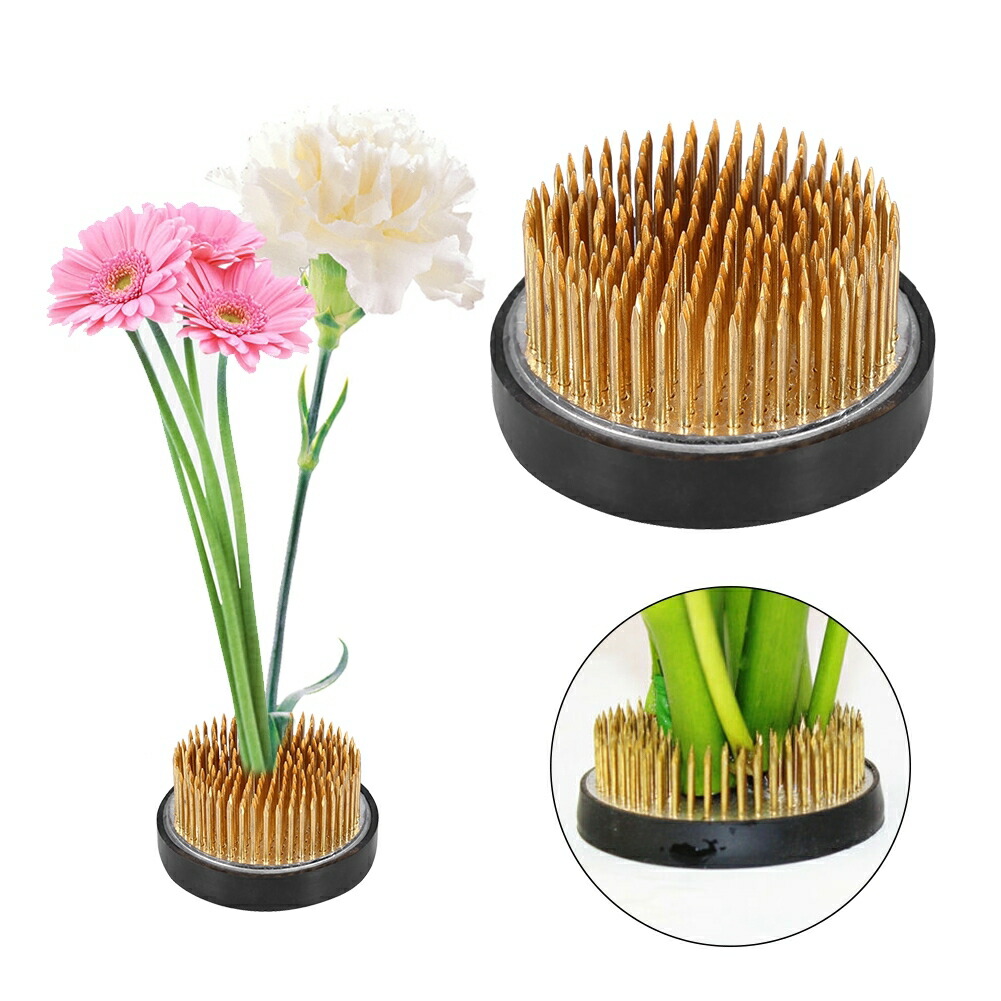 楽天市場】送料無料 生け花剣山 落とし剣山 底つき剣山 丸型 落とし花