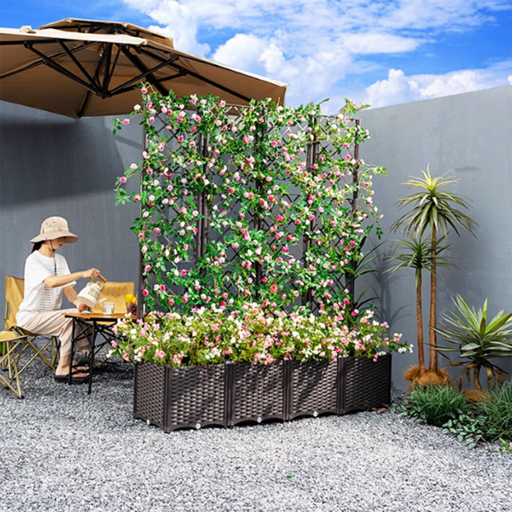 楽天市場】BAOYOUNI 組立式ガーデンボックス 長さ156*幅39*高さ52cm