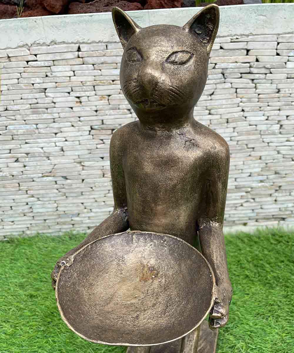 楽天市場】【ポイントUP アジアン バリ】 猫 雑貨 オブジェ ブロンズ像