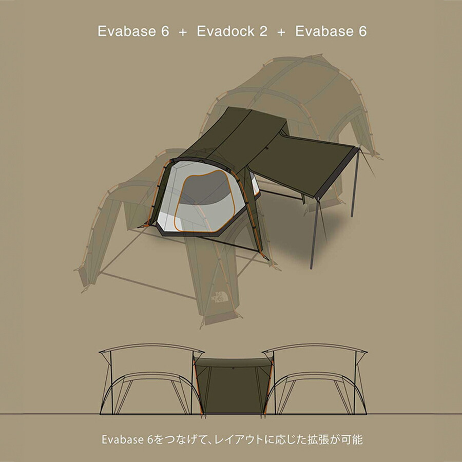 楽天市場】THE NORTH FACE ザ・ノース・フェイス Evadock2 エバドック2