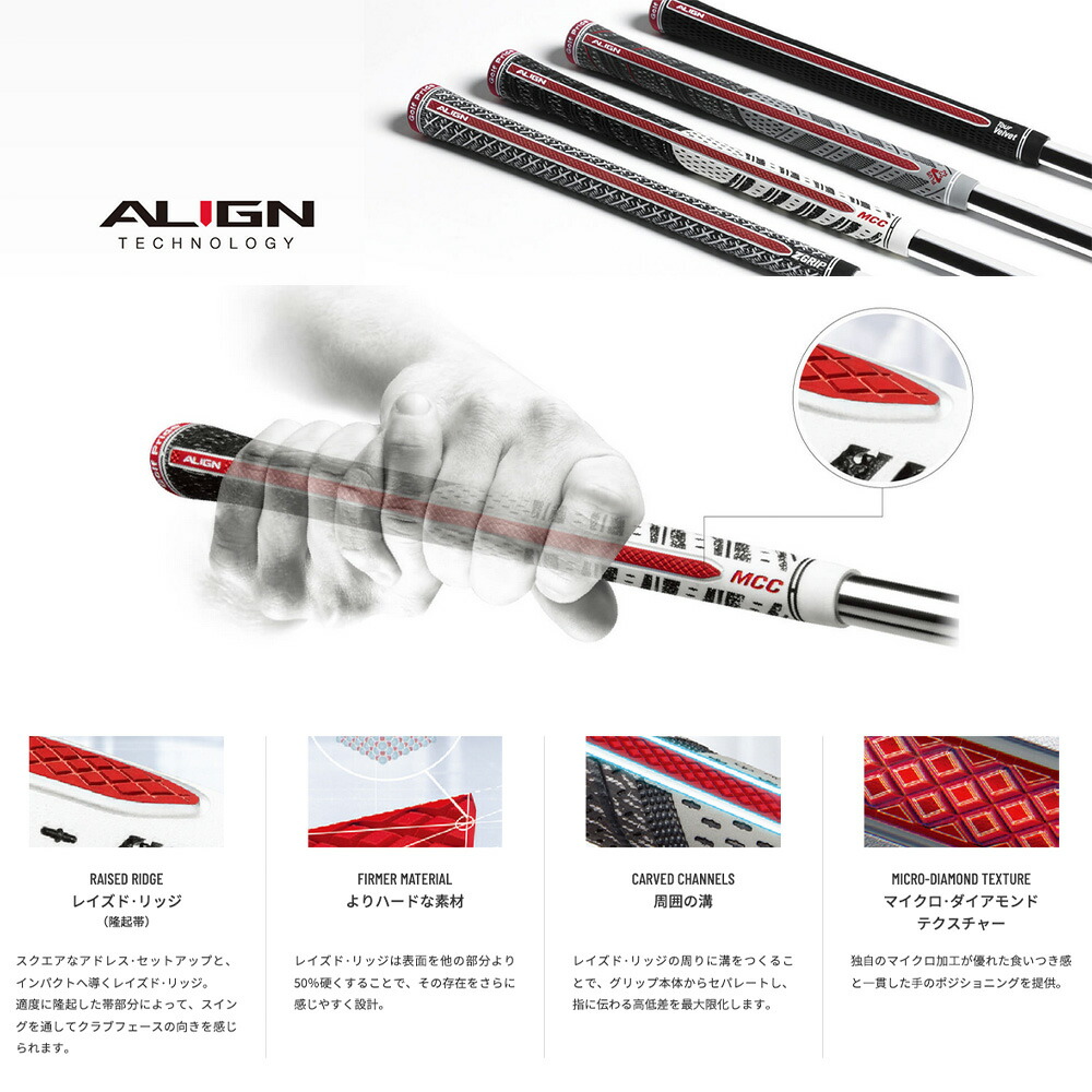 楽天市場】ゴルフプライド GOLF PRIDE MCCアライン MCC ALIGN STANDARD