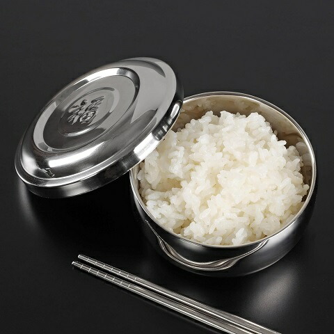 楽天市場】韓国食器 茶碗 蓋付 ステンレス製 韓味家 HC-302 お茶碗