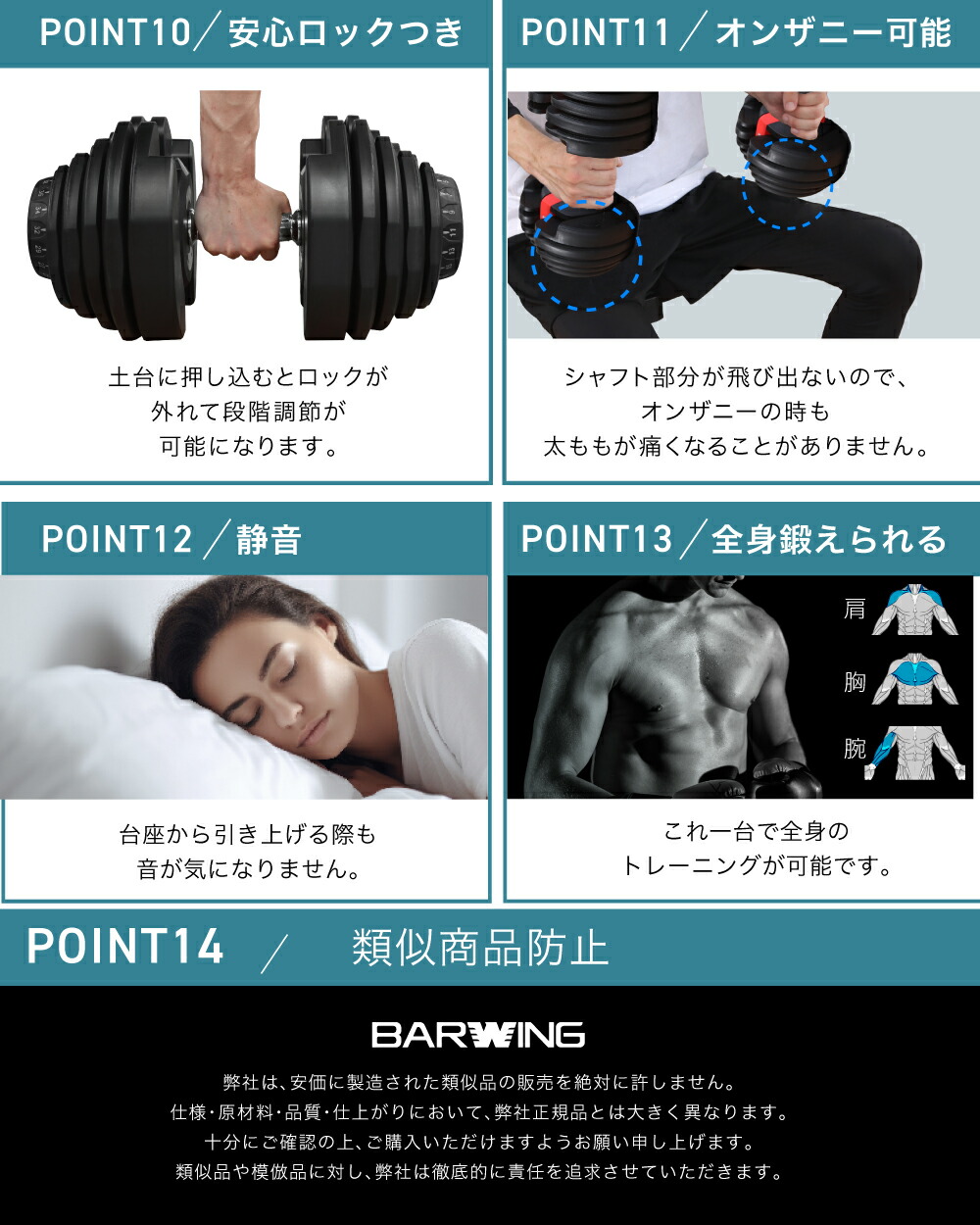 楽天市場】□3/11迄 最大3,000円OFF□ 可変式ダンベル 40kg 2個セット