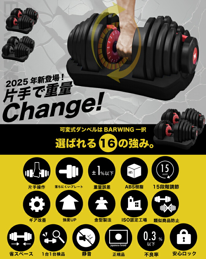 楽天市場】□3/11迄 1,000円OFF□ 可変式ダンベル40kg 2個セット 17